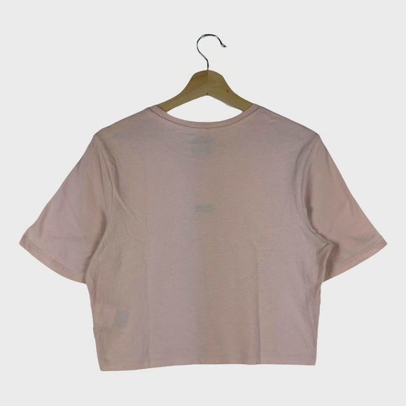 Vans Cropped Logo T-Shirt in Soft Pink - Picture 2 of 10